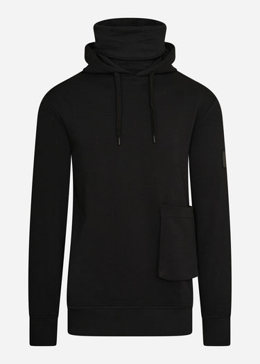 Lyle & Scott Hoodies Face covered hoodie - jet black