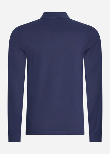 Lyle & Scott Longsleeve Polo's LS polo shirt - navy