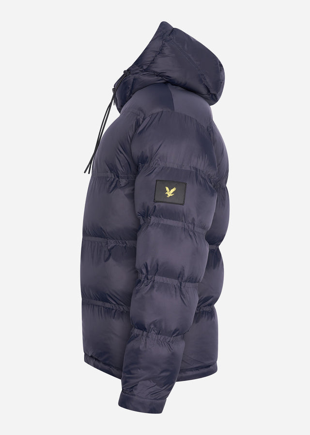 Lyle & Scott Jassen Sculptural puffer jacket - dark navy
