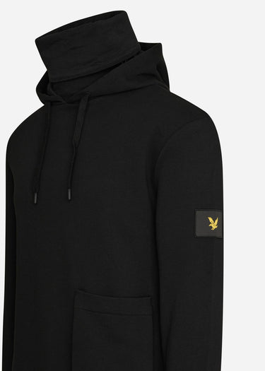 Lyle & Scott Hoodies Face covered hoodie - jet black
