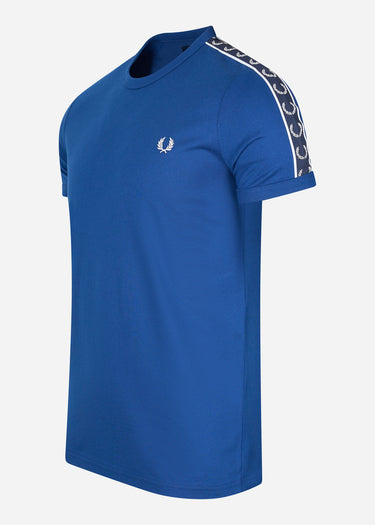Fred Perry T-shirts Contrast tape ringer t-shirt - shaded cobalt navy