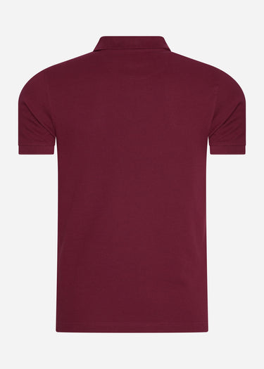 Barbour Polo's Barbour tartan pique polo - ruby