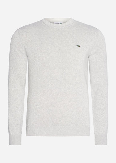 Lacoste Truien Cotton sweater - silver chine
