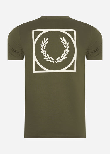 Fred Perry T-shirts Graphic print t-shirt - military green