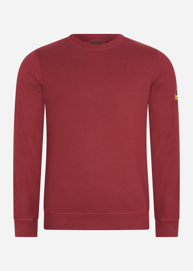 Barbour International Truien Badge sweat - wine