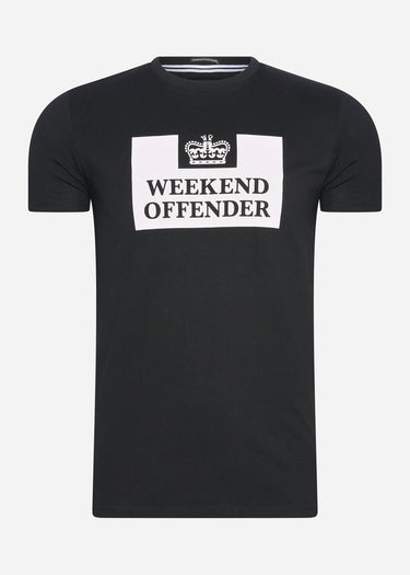 Weekend Offender T-shirts Prison - black