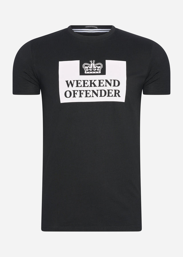 Weekend Offender T-shirts Prison - black