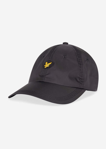 Lyle & Scott Petten Ripstop cap - true black