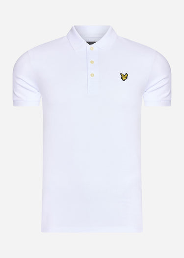 Lyle & Scott Polo's Plain polo shirt - white