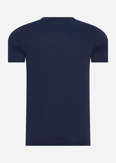 Lacoste T-shirts Printed t-shirt - navy blue clover green