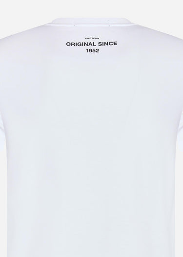 Fred Perry T-shirts Flock laurel wreath t-shirt - white