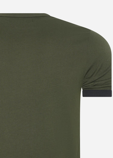 Fred Perry T-shirts Ringer t-shirt - hunting green