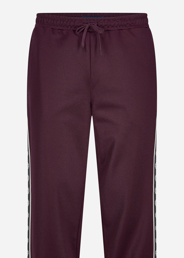 Fred Perry Joggingbroeken Seasonal taped track pant - oxblood gunmetal