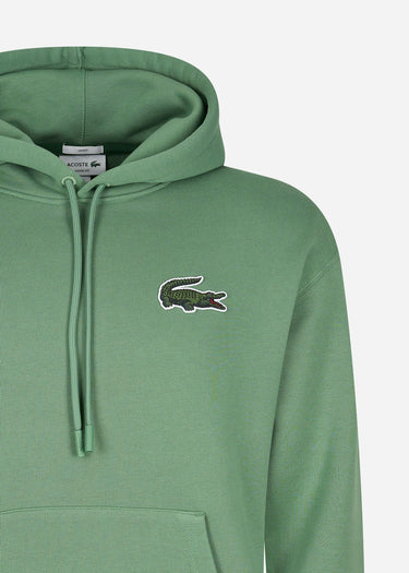 Lacoste Hoodies Large logo hoodie - ash tree