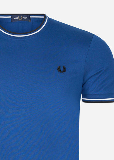 Fred Perry T-shirts Twin tipped t-shirt - shaded cobalt