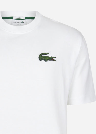 Lacoste T-shirts Large logo t-shirt - white
