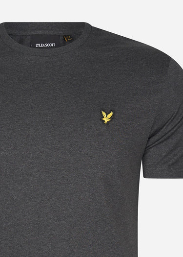 Lyle & Scott T-shirts Plain t-shirt - charcoal marl