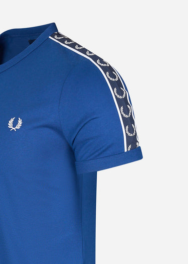 Fred Perry T-shirts Contrast tape ringer t-shirt - shaded cobalt navy