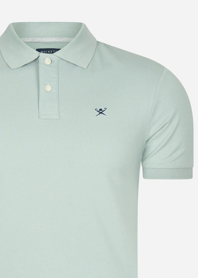 Hackett London Polo's Cotton pique polo shirt - duck egg