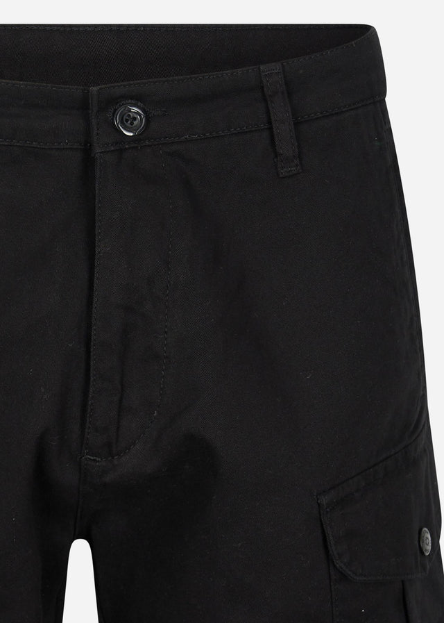 MA.Strum Korte Broeken Cargo short - jet black