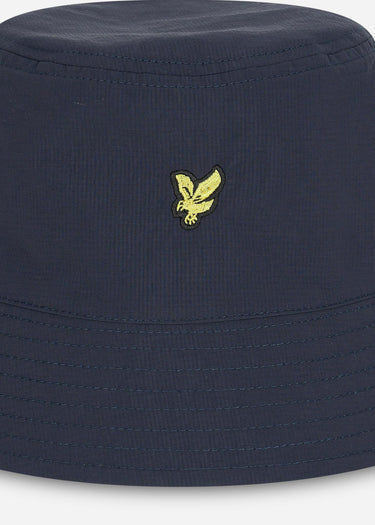 Lyle & Scott Bucket Hats Ripstop reversible bucket hat - dark navy barrack blue