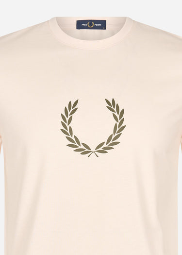 Fred Perry T-shirts Laurel wreath graphic t-shirt - silky peach