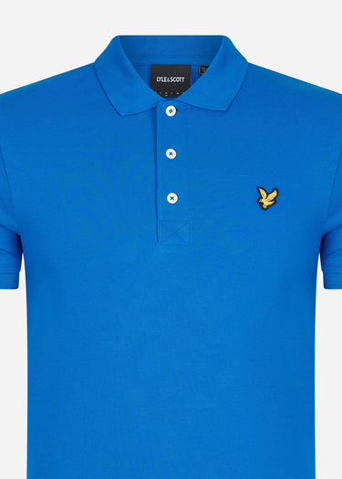Lyle & Scott Polo's Plain polo shirt - bright blue