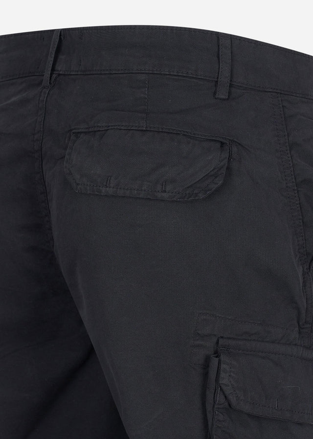 Lyle & Scott Korte Broeken Wembley cargo short - jet black