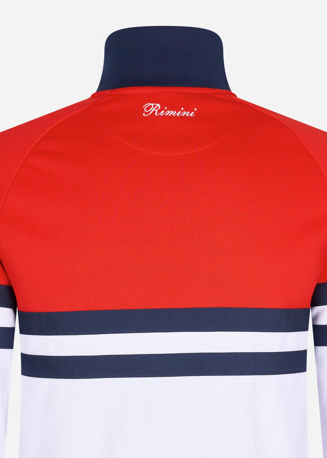 Ellesse Vesten Rimini track top - red white navy