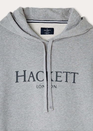 Hackett London Hoodies Logo hoodie - light grey marl
