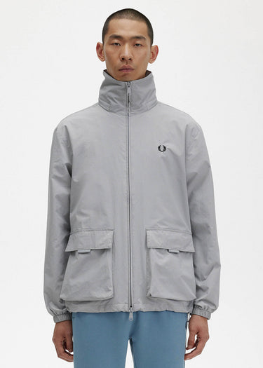 Fred Perry Jassen Patch pocket zip through jacket - limestone