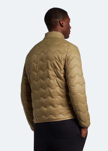 Lyle & Scott Jassen Crest quilted jacket - seaweed