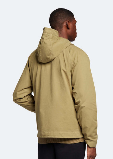 Lyle & Scott Jassen Garment dyed zip through jacket - seaweed