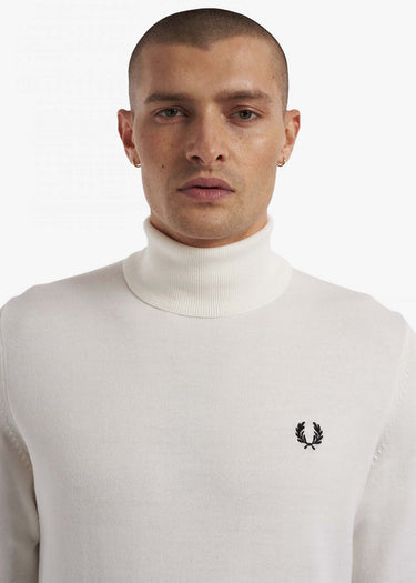 Fred Perry Truien Roll neck jumper - snow white