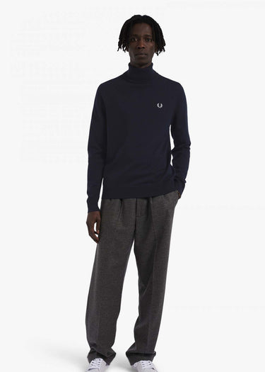 Fred Perry Truien Roll neck jumper - navy