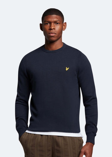 Lyle & Scott Truien Cotton crew neck jumper - dark navy