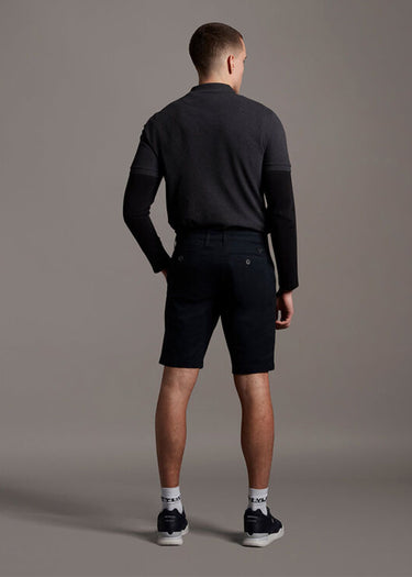 Lyle & Scott Korte Broeken Chino short - dark navy