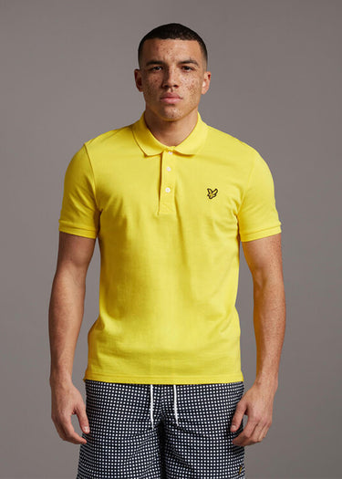Lyle & Scott Polo's Plain polo shirt - buttercup yellow