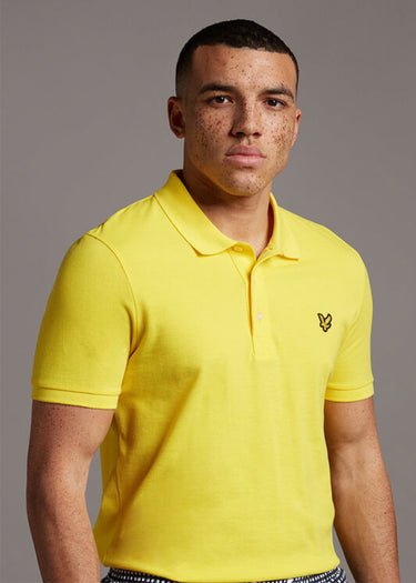 Lyle & Scott Polo's Plain polo shirt - buttercup yellow