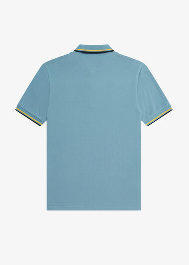 Fred Perry Polo's Twin tipped fred perry shirt - ash blue golden hour navy