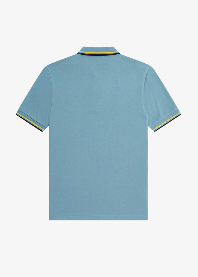 Fred Perry Polo's Twin tipped fred perry shirt - ash blue golden hour navy
