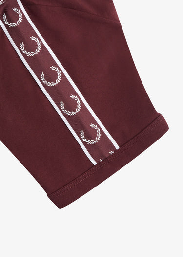 Fred Perry T-shirts Contrast tape ringer t-shirt - oxblood