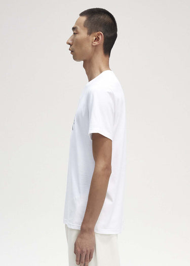 Fred Perry T-shirts Circle branding t-shirt - white