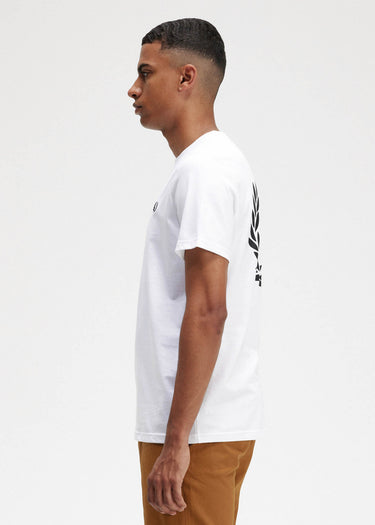 Fred Perry T-shirts Back graphic t-shirt - white