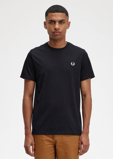 Fred Perry T-shirts Back graphic t-shirt - black