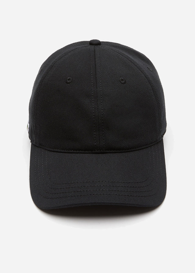 Lacoste Petten Cotton twill cap - black