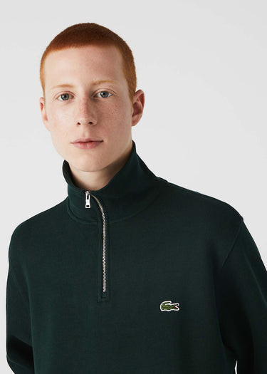 Lacoste Truien Sweater half zip - sinople