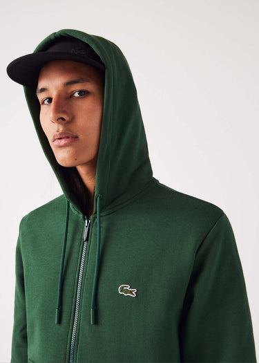 Lacoste Vesten Zip through hoodie - green