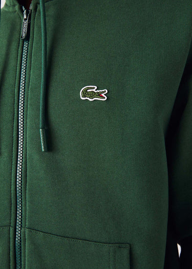 Lacoste Vesten Zip through hoodie - green