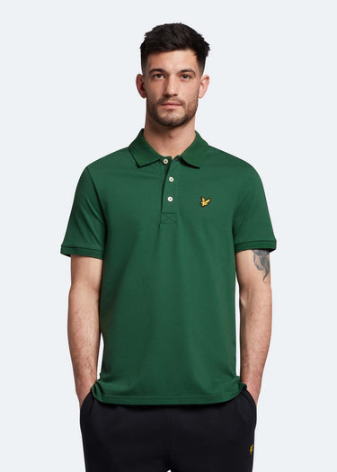 Lyle & Scott Polo's Plain polo shirt - english green